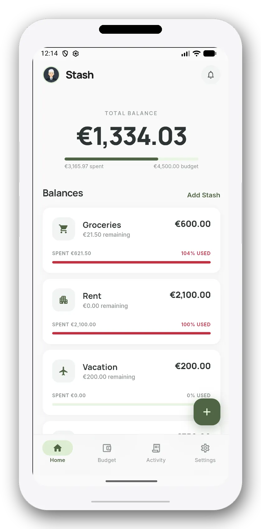 Stash Finance App